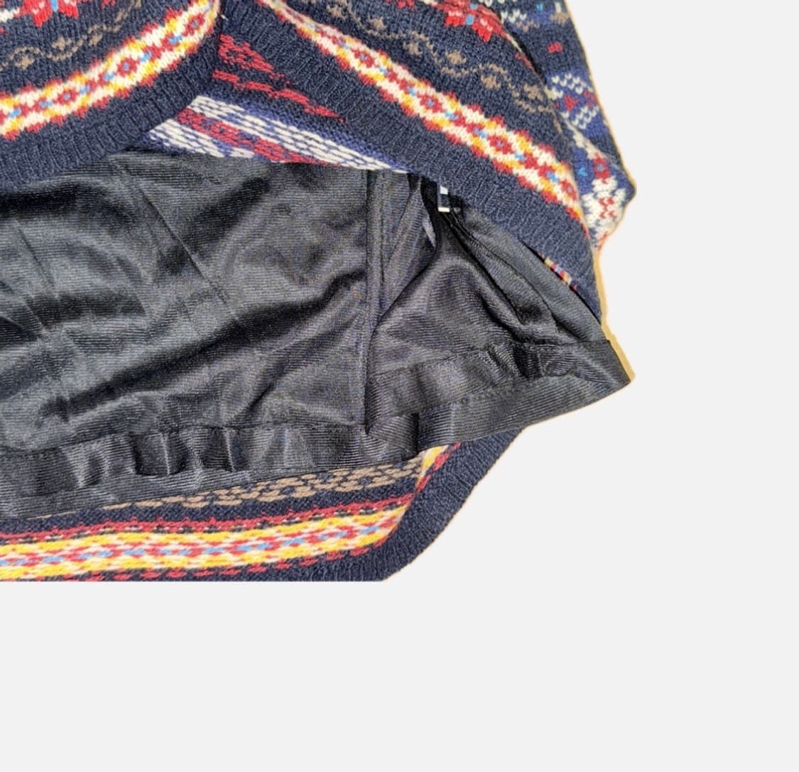 타미힐피거 노르딕 울 캐시미어 페어아일 니트 패턴 스커트 S 상품이미지4