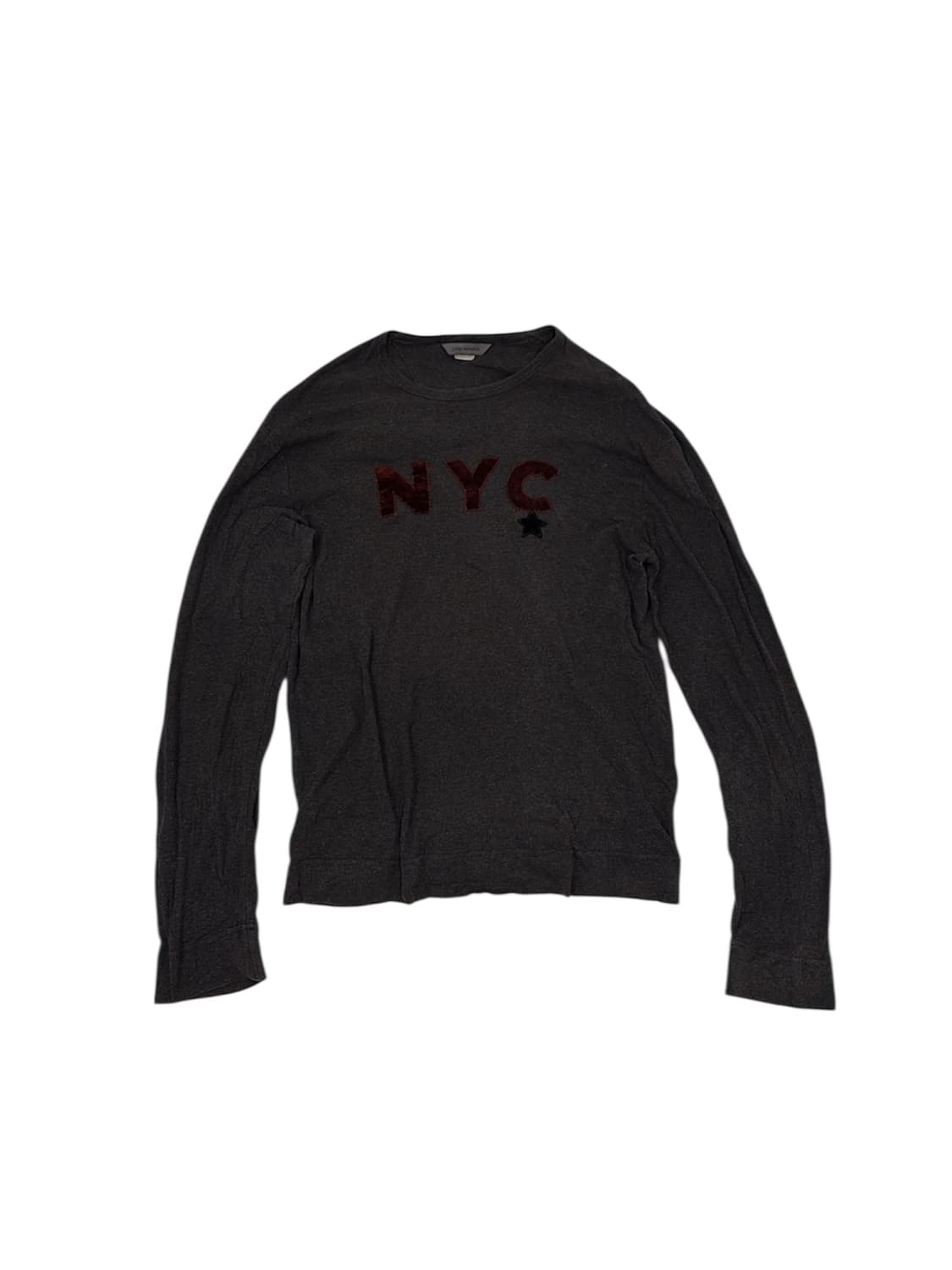 ’NYC‘ Velvet Stitch Longsleeve 상품이미지1