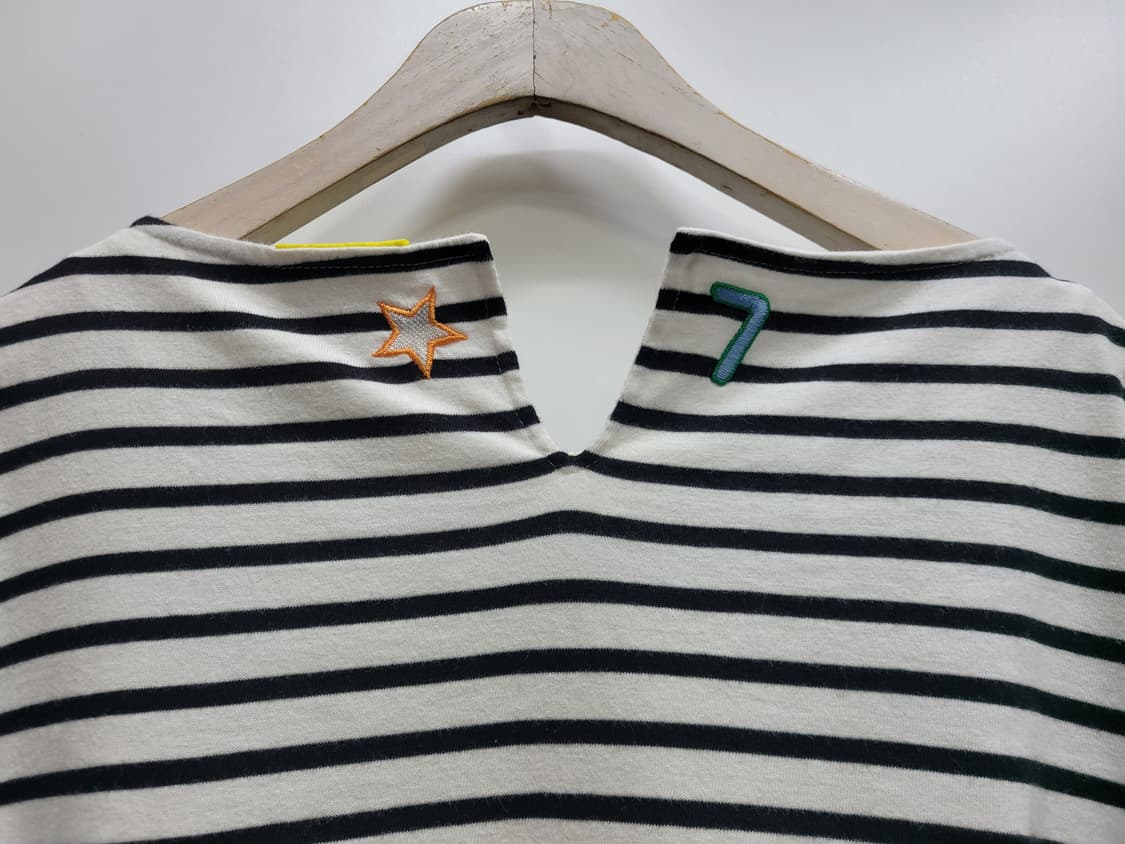 LUCKY CHOUETTE 20SS 럭키슈에뜨 보트넥 반팔티 / 여 F 상품이미지4