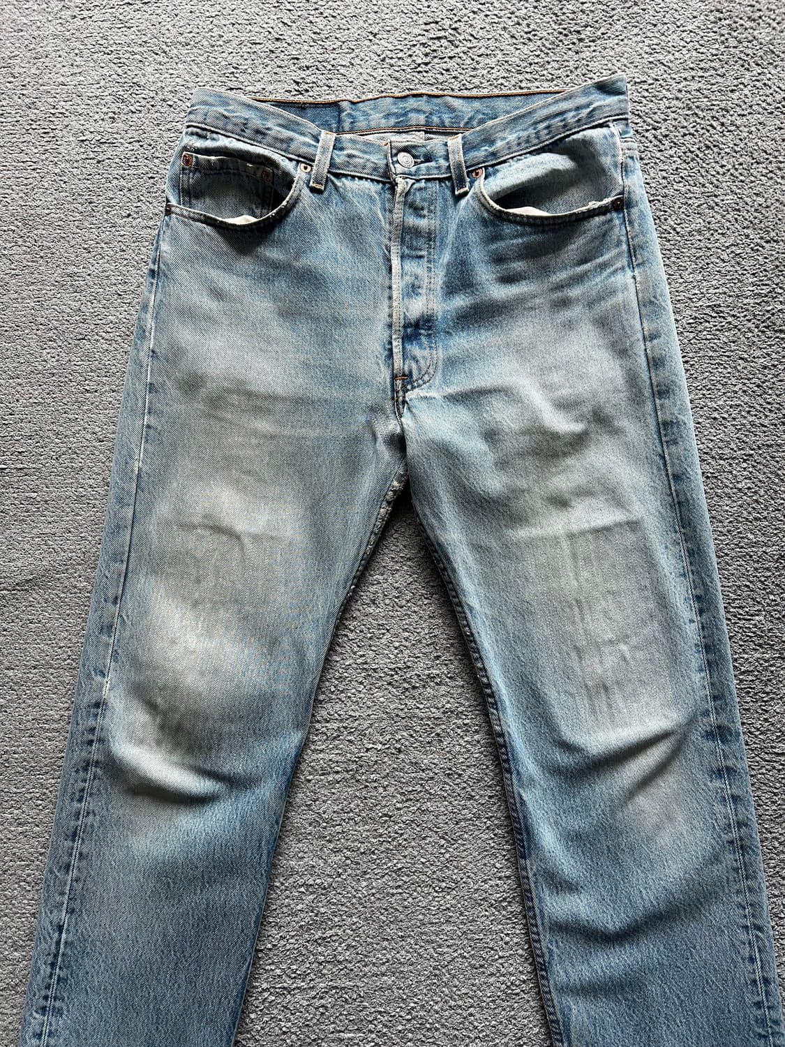 90s 리바이스 501XX 미제 중청 34사이즈 컷오프 상품이미지2