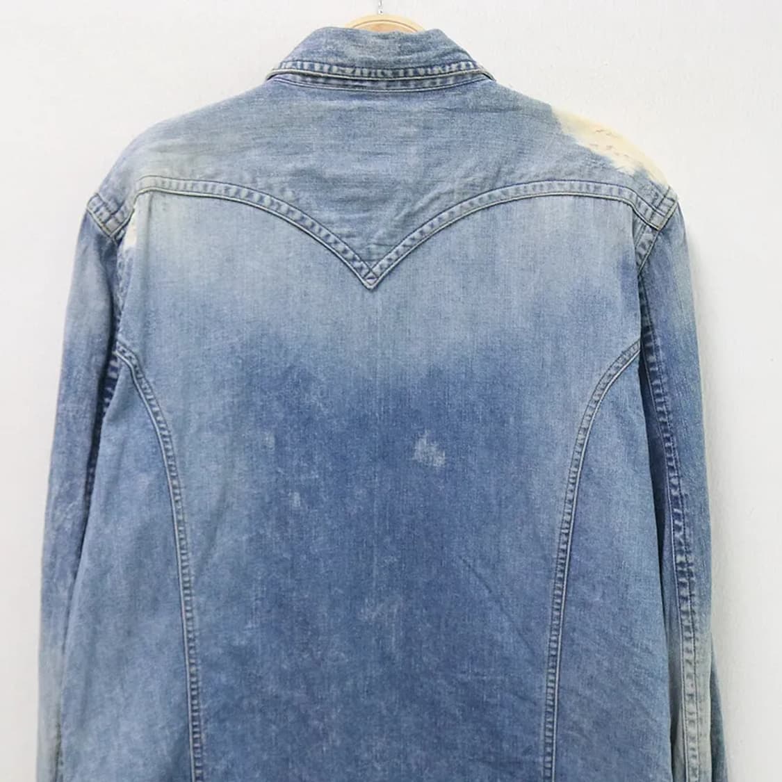 디젤 나염 데님 셔츠 65531 상품이미지7