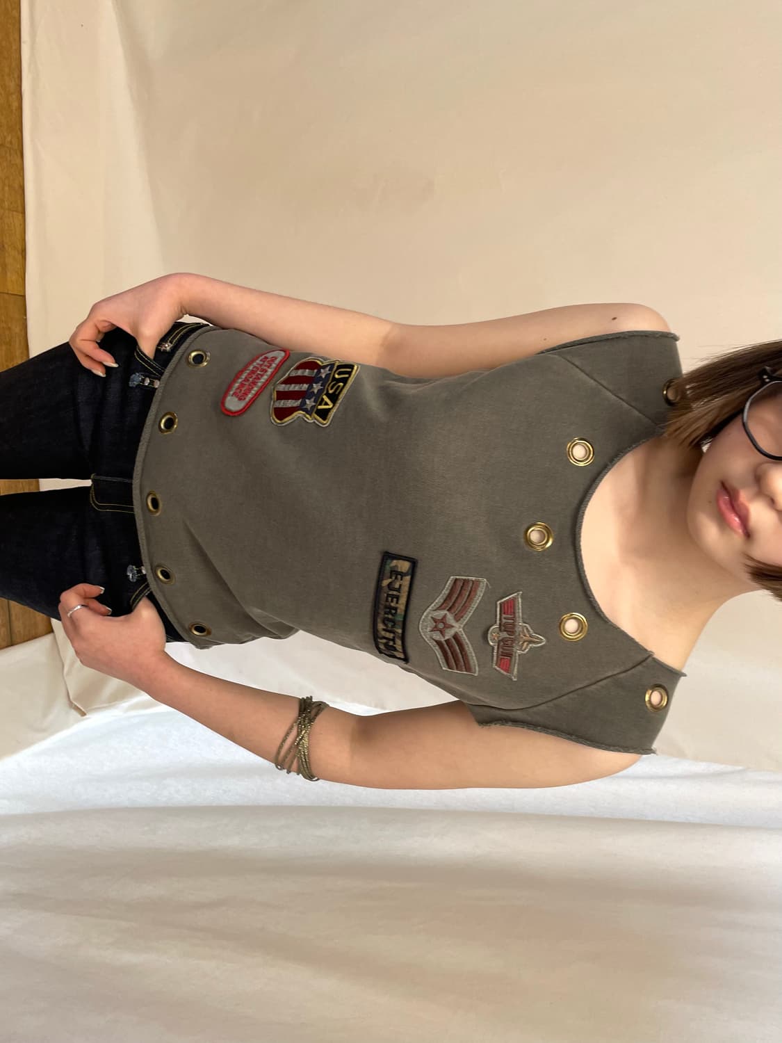 eyelet sleeveless 상품이미지3