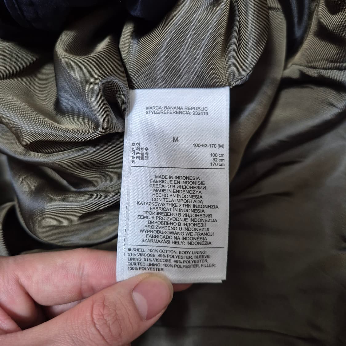 바나나 리퍼블릭 더블 트렌치코트 M(95) 상품이미지5