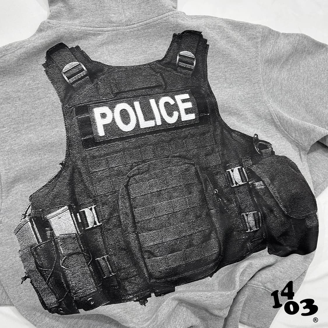 POLICE VEST 커스텀 후드티 🚓🚨 상품이미지4