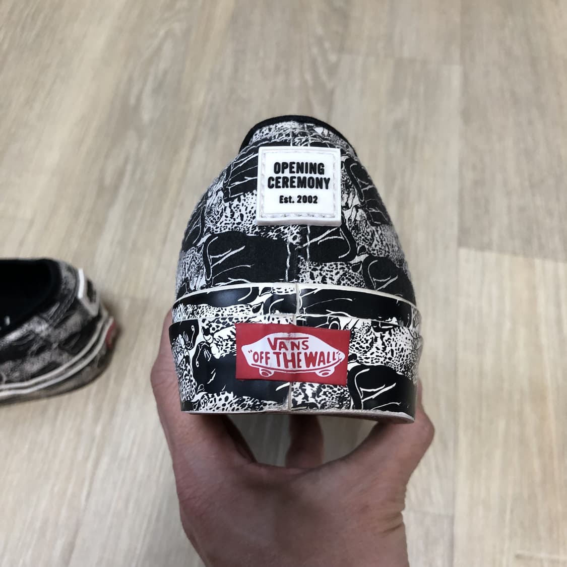(275) 반스 VANS X 오프닝 세레모니 콜라보 어센틱 블랙 상품이미지10