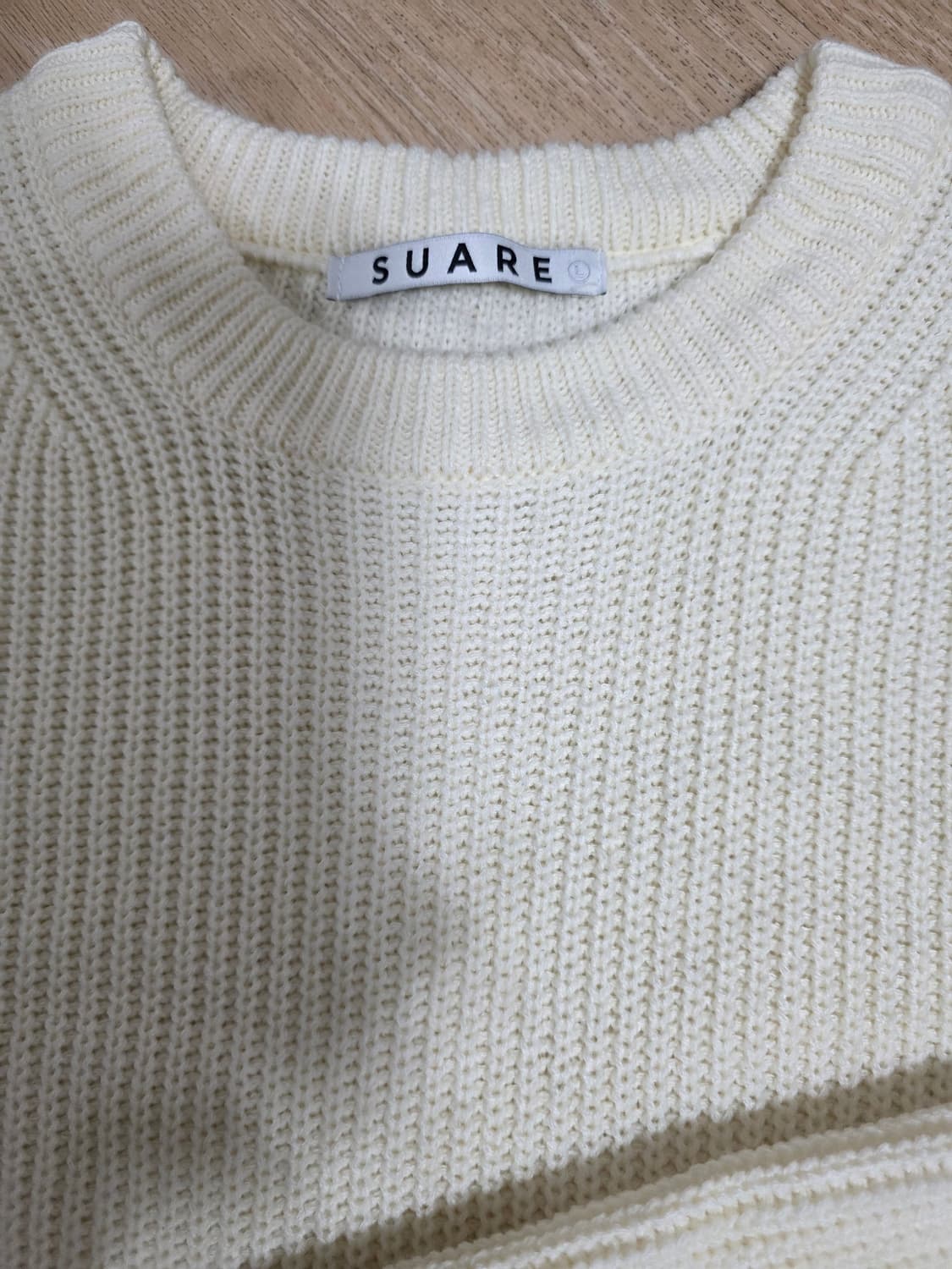 수아레 워셔블 하찌 니트 아이보리 L 상품이미지2