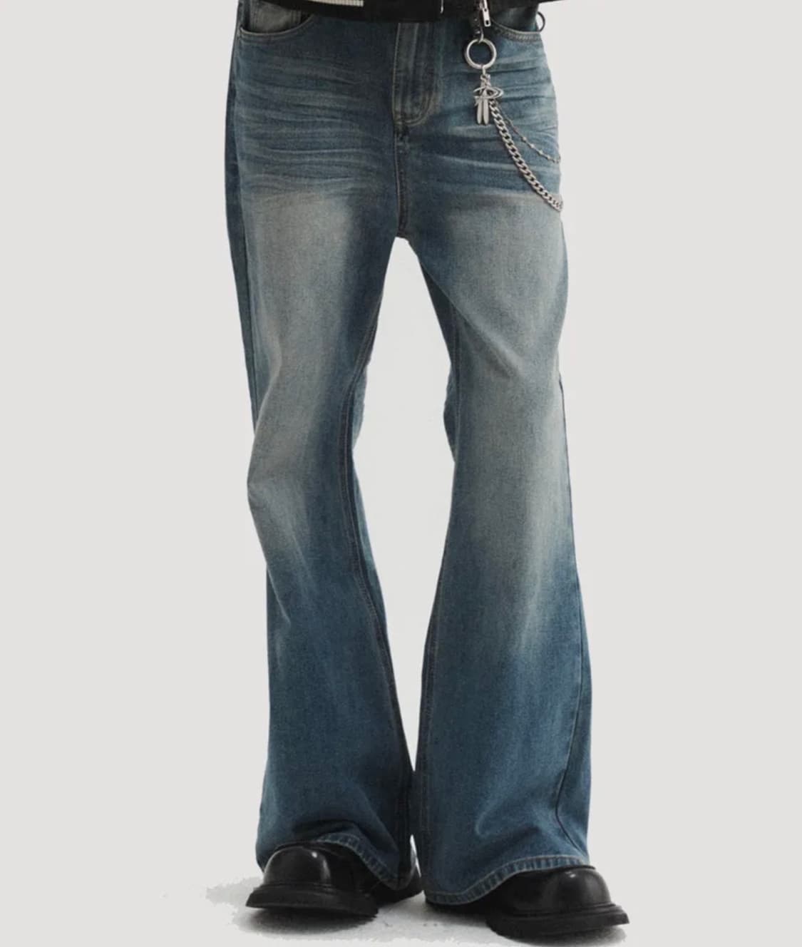 DNSR 디앤에스알 시그니처 플레어 데님 팬츠 L 상품이미지1