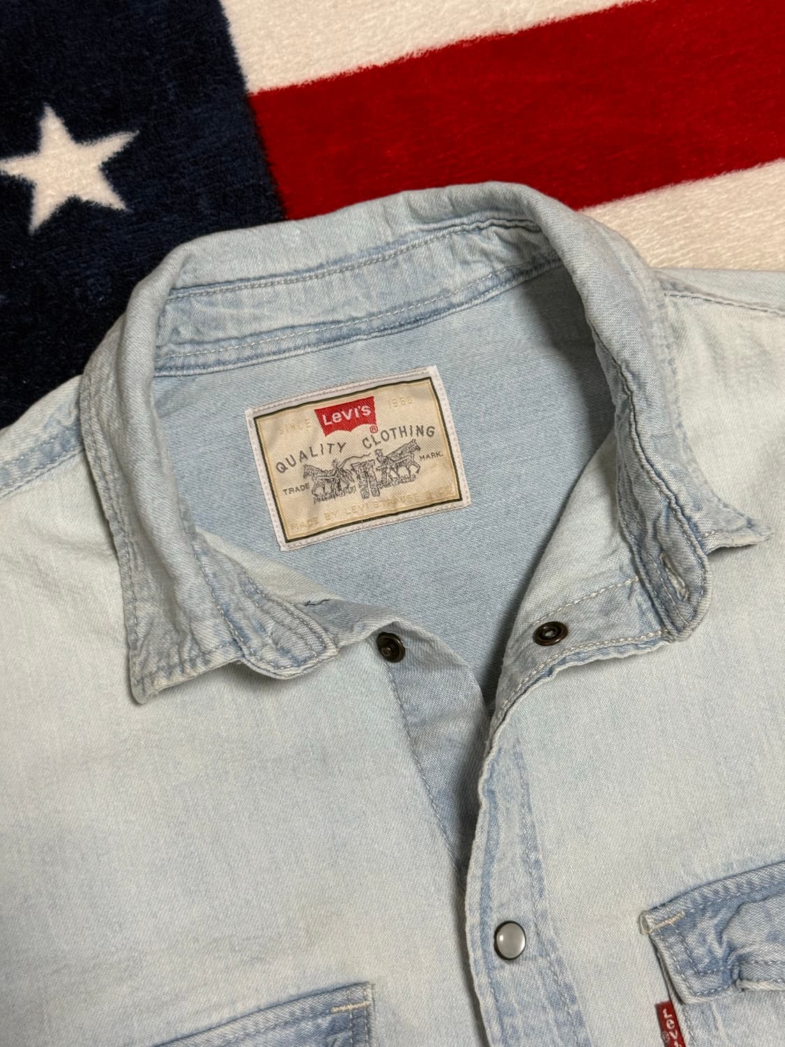 리바이스웨스턴셔츠 Levis western shirt  빈티지웨스턴셔츠 상품이미지7