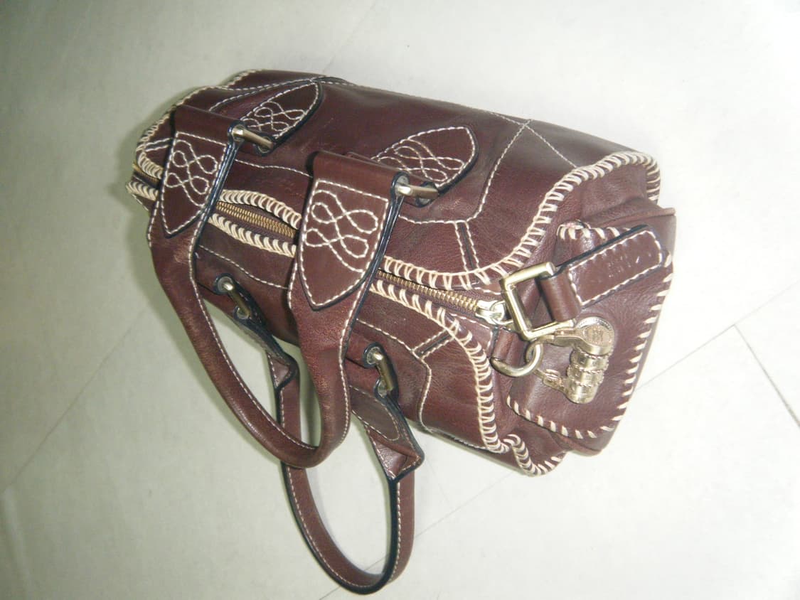 Y2k 오리엔탈 오네갸루 페어리 웨스턴 브라운 숄더백 가방 상품이미지1