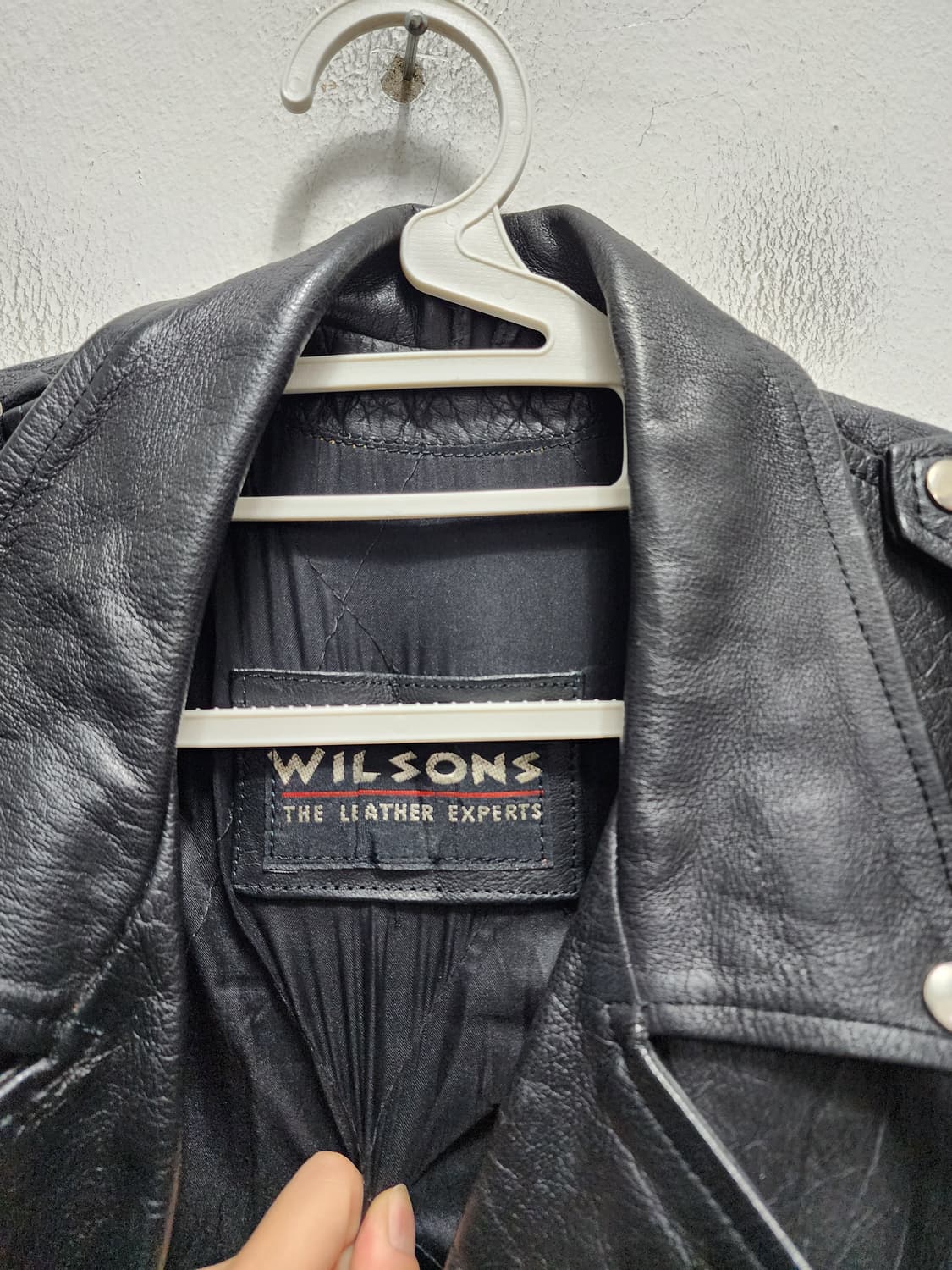 윌슨레더 헤비웨이트 소가죽 라이더자켓  상품이미지9