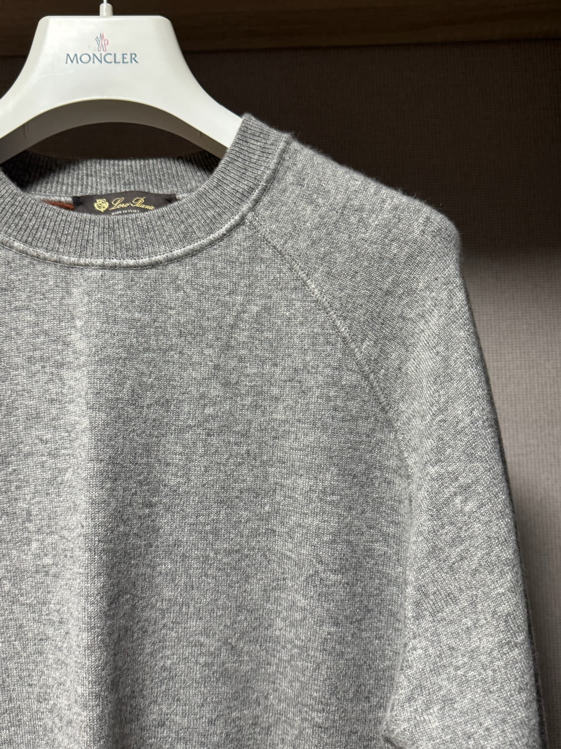 로로피아나 캐시미어 니트 그레이 48 상품이미지4