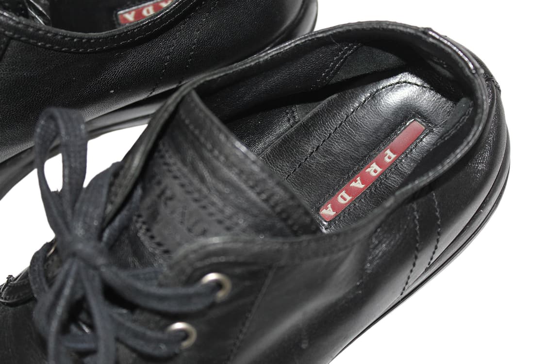 2000s PRADA SPORT 프라다 스포츠 레더 레이스업 슈즈 상품이미지4