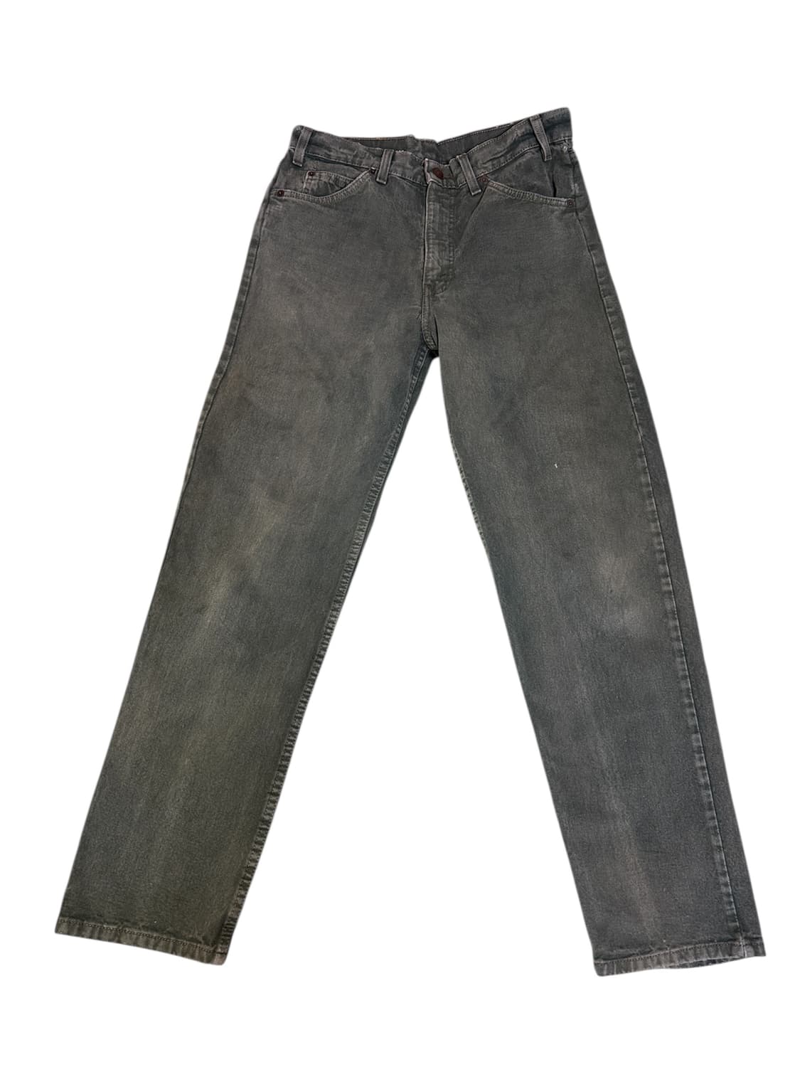 빈티지 90s 리바이스 555 그린(올리브)컬러 오렌지탭 33/32 상품이미지1