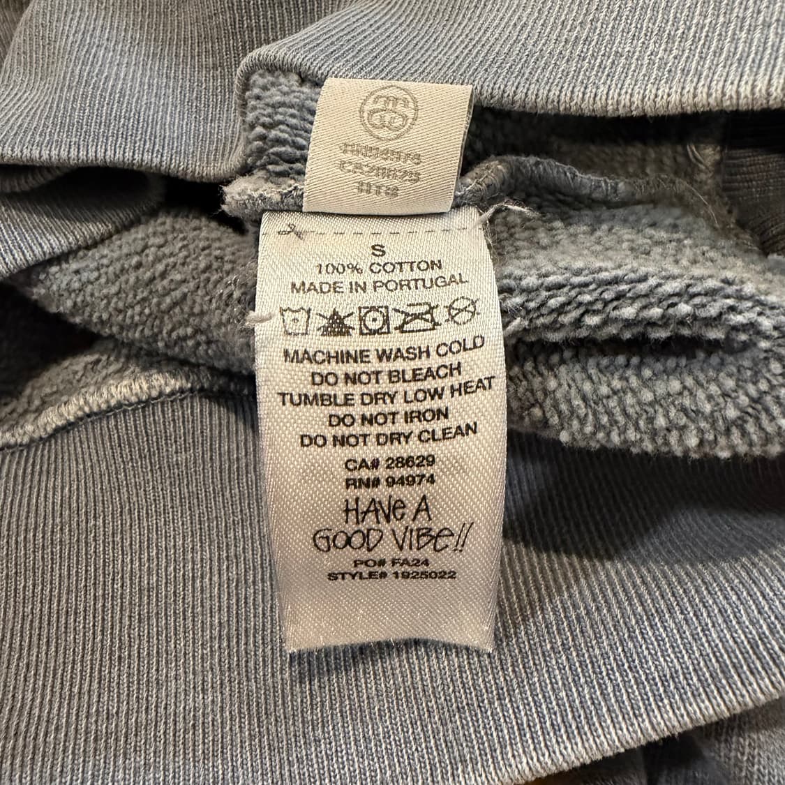 Stussy 8볼 후드 피그먼트 다이드 네이비 상품이미지6