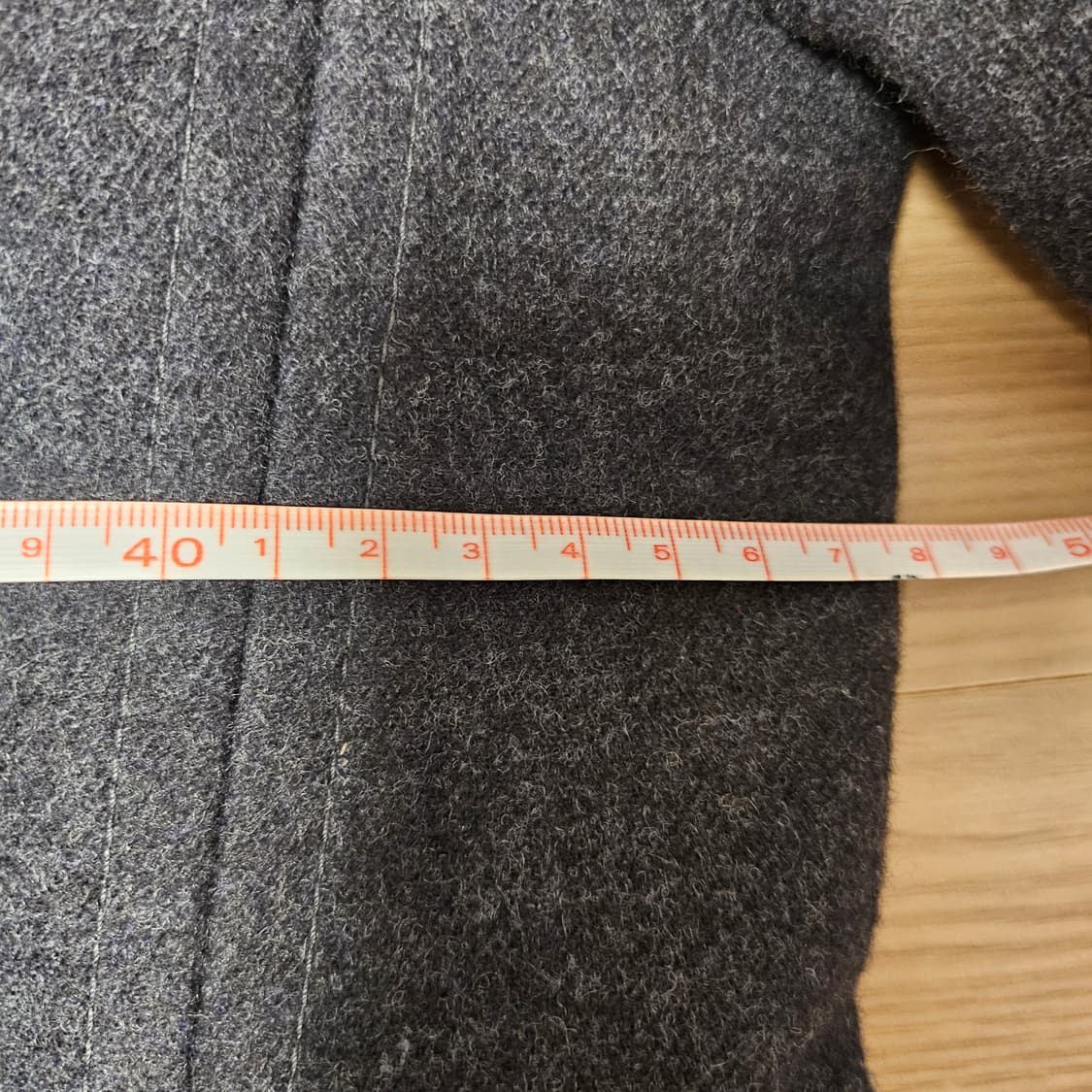 타임옴므(TIME) 더블 코트 차콜 그레이 상품이미지7