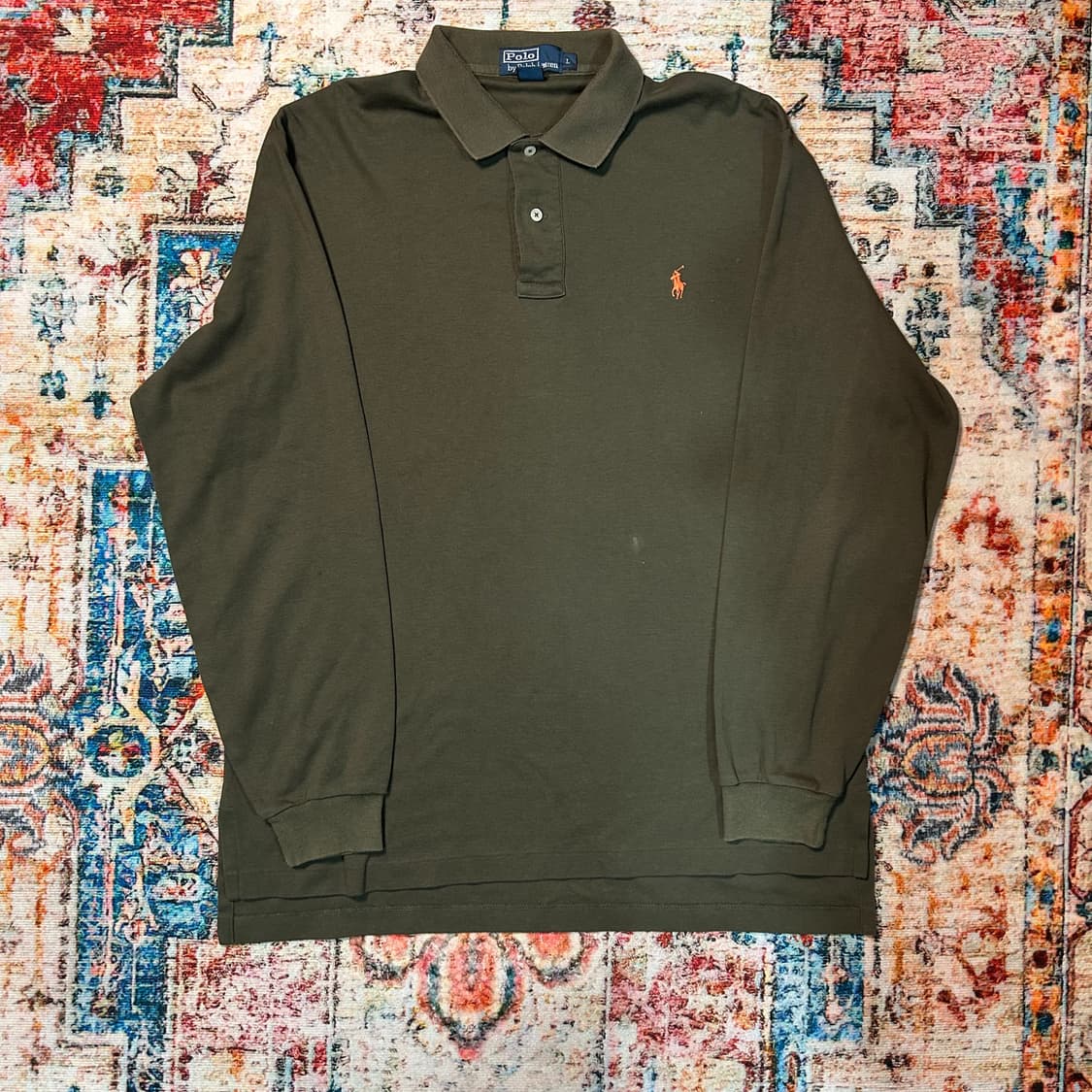 [XL] 폴로 랄프로렌 올리브 그린 카라티 상품이미지1
