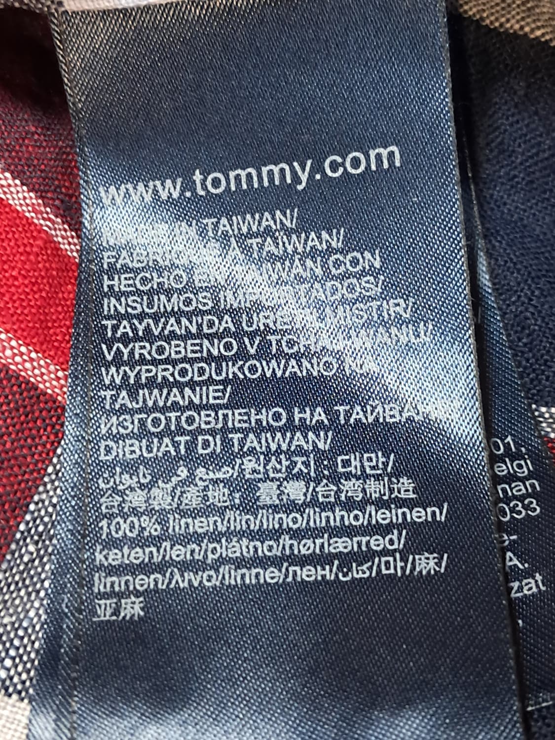 타미힐피거 린넨 셔츠 M 상품이미지9