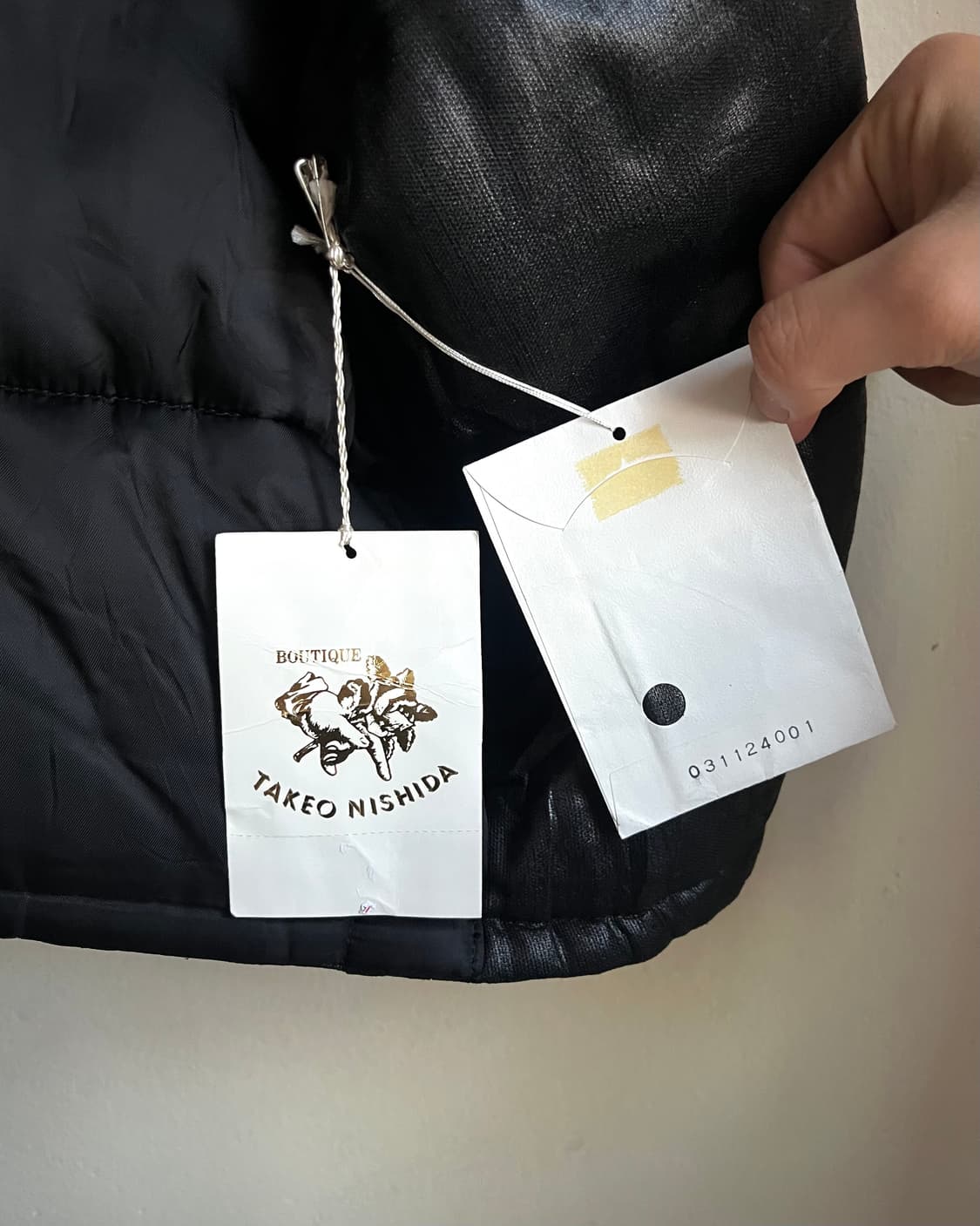 TAKEO NISHIDA Coating Padded Crop Vest 상품이미지9