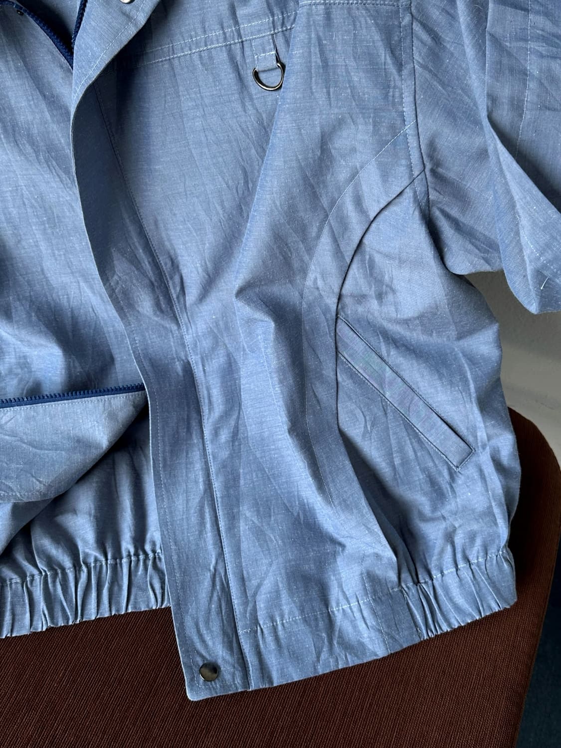 JPN made light cotton linen design blous 상품이미지3