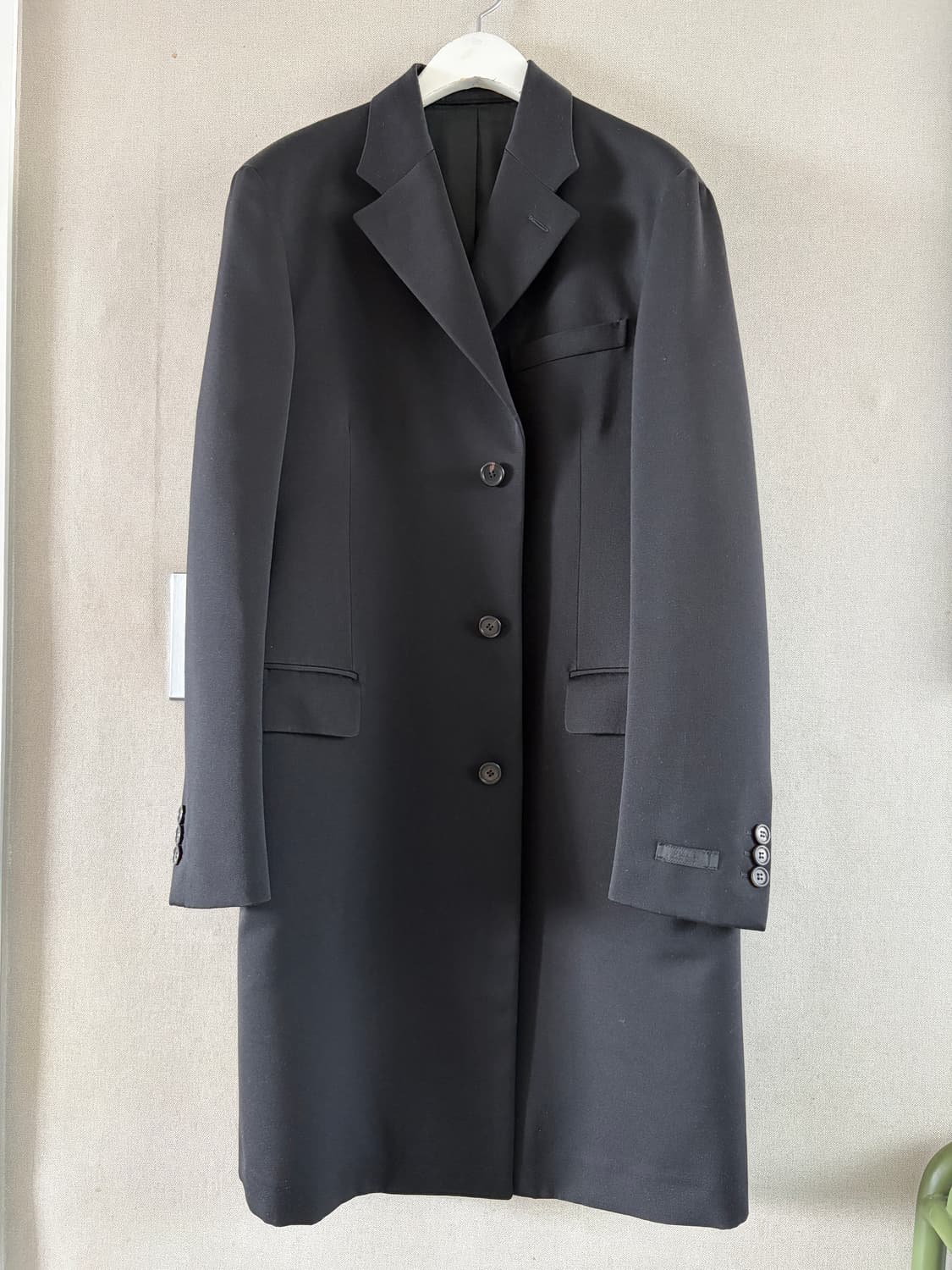 프라다 블랙 싱글코트 50 상품이미지3