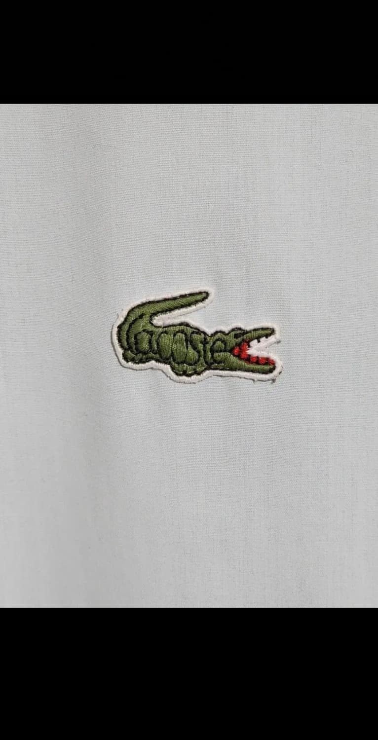 (100) 라코스테 블루종 점퍼 하늘색 로고 자켓 상품이미지4