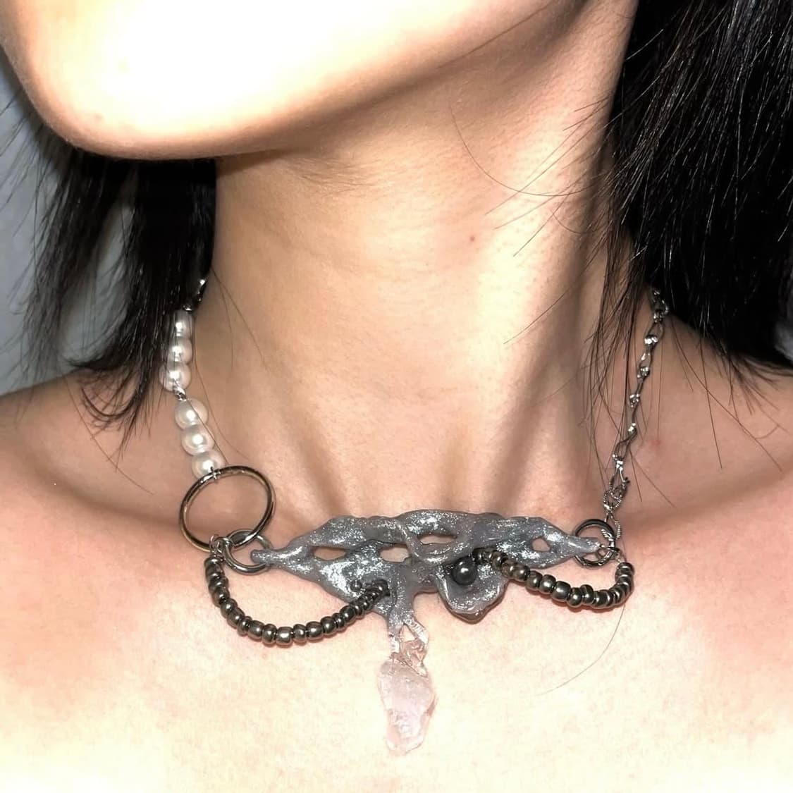 Unowned stone necklace 002 상품이미지1