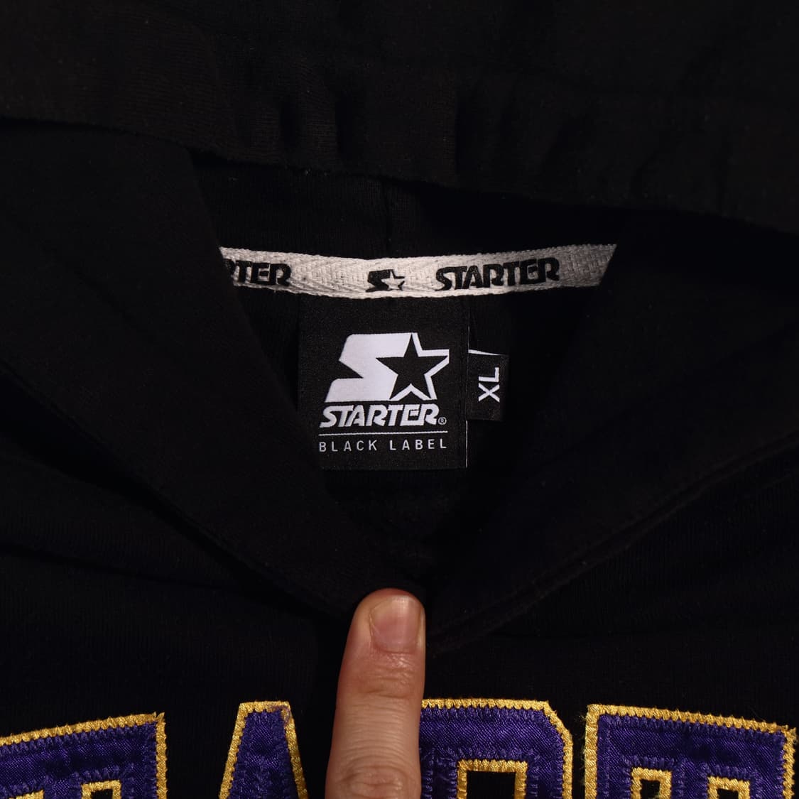 스타터 블랙라벨 후드티 B680 상품이미지3