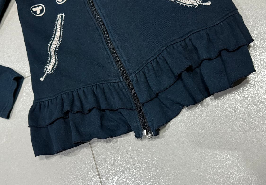 히스테릭 글래머 아카이브 프릴 사선 지퍼 후드 집업 자켓 상품이미지3