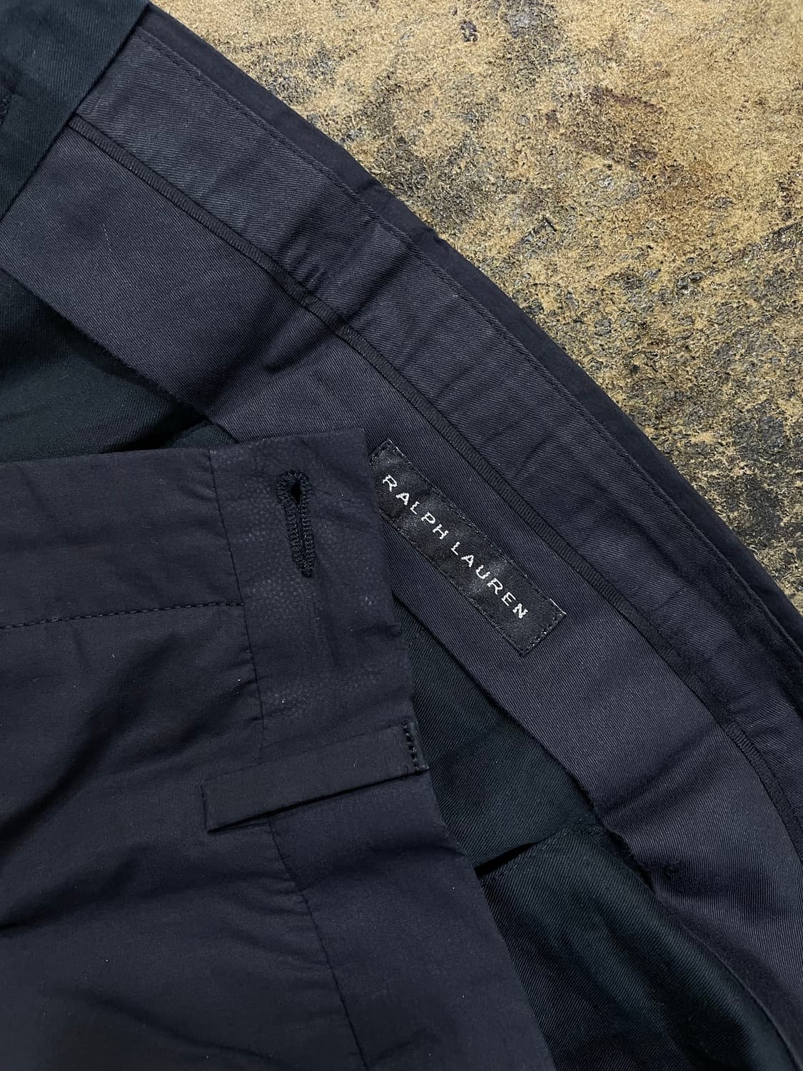 폴로랄프로렌(블랙라벨)/블랙 여름슬랙스 팬츠 상품이미지4