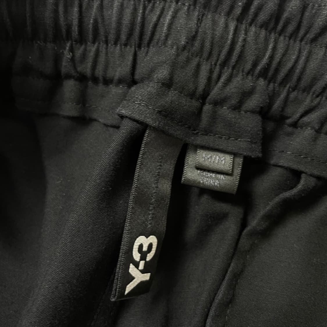 Y-3 요지야마모토 블랙 7부 밴딩 팬츠 M 상품이미지4