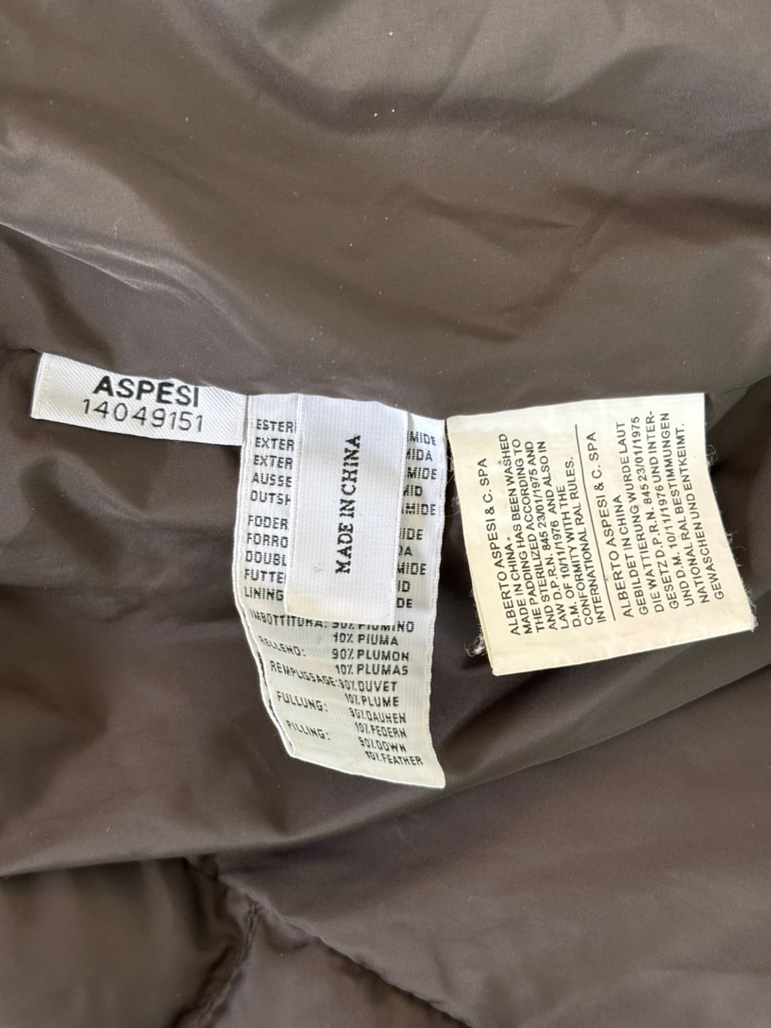 Vintage Aspesi Padding 상품이미지8