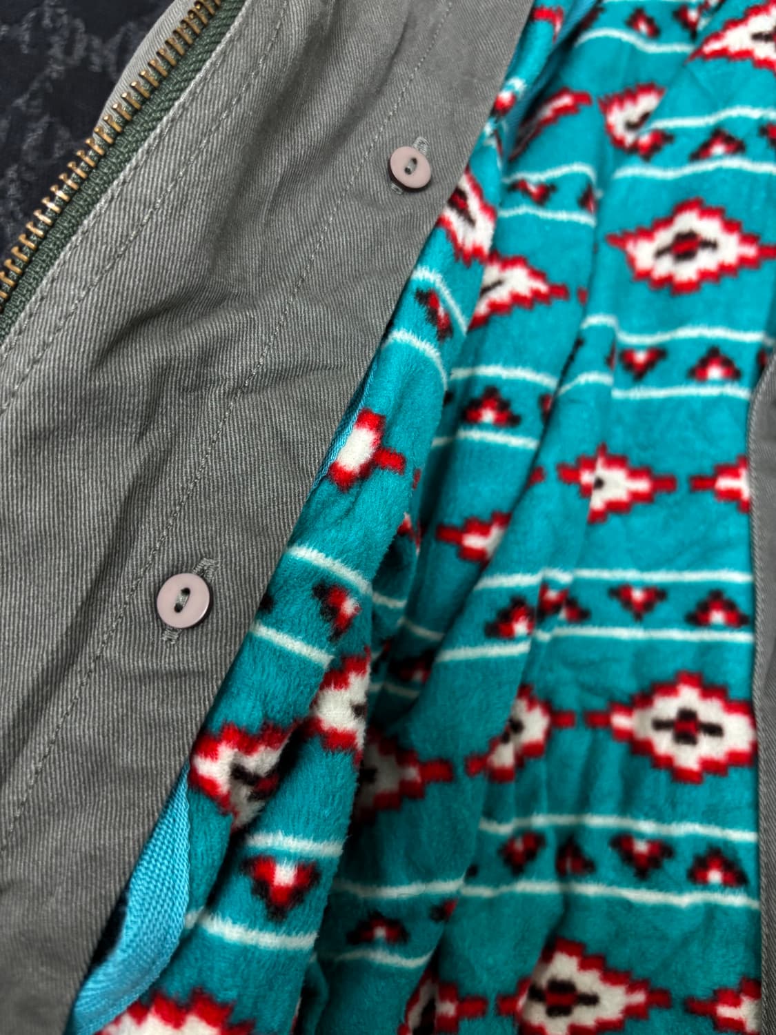 “ROXY”Y2K Grunge Fur Field Jacket 상품이미지8