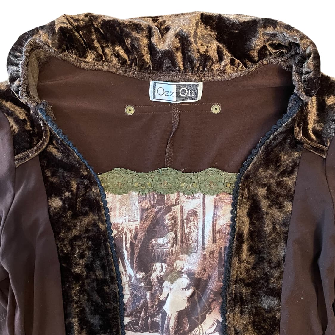 Ozz on 코르셋 블라우스 상품이미지5