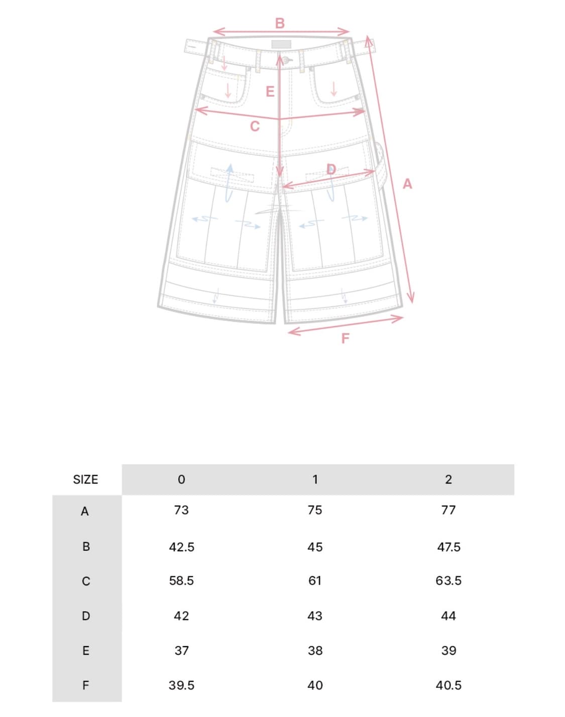 IDWS 아이돈워너셀 카고 버뮤다 팬츠 상품이미지5