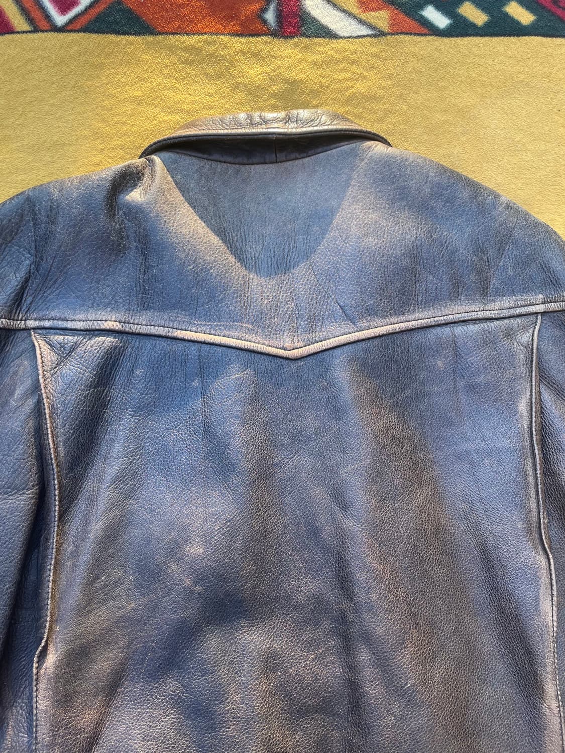 바나나리퍼블릭 빈티지 브라운 웨스턴레더자켓 상품이미지8