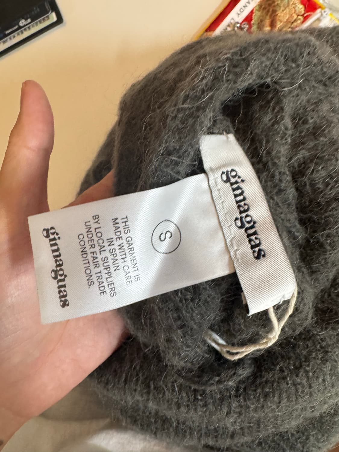 gimaguas 모헤어 블렌드 스커트 s사이즈새상품 상품이미지3