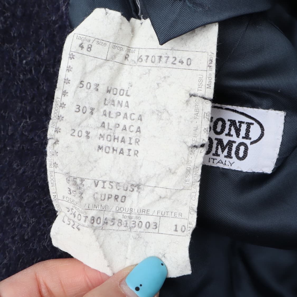 미쏘니 울 알파카 모헤어 싱글 코트 상품이미지10