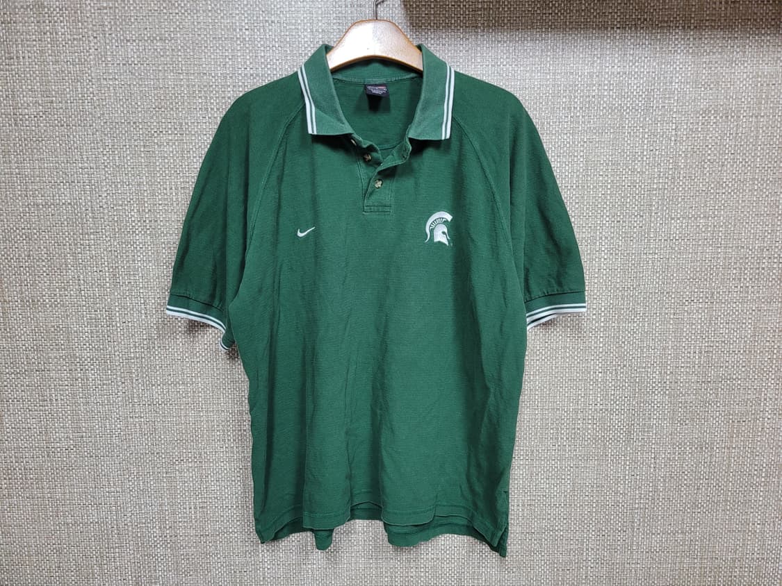 L 105~110사이즈 나이키 빈티지 반팔 카라티 올드스쿨 힙합 상품이미지1