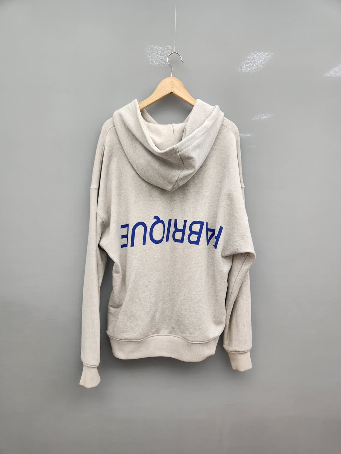 솔리드옴므 백프린트 오버핏 후드 상품이미지5