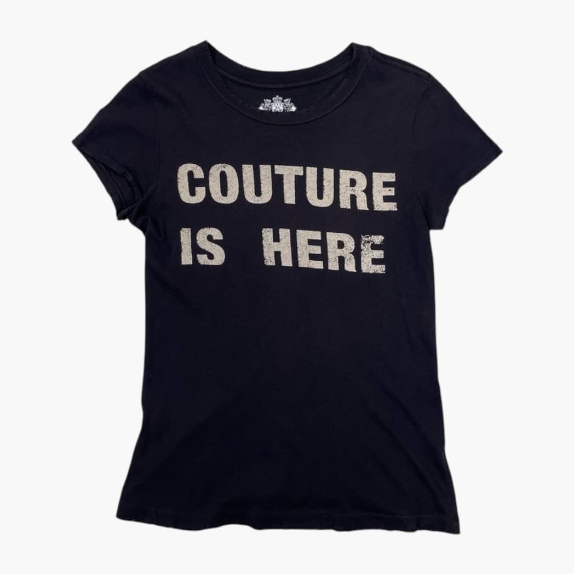 쥬시꾸뛰르 Juicy Couture 딥네이비 데미지 반팔 티셔츠 34 상품이미지1