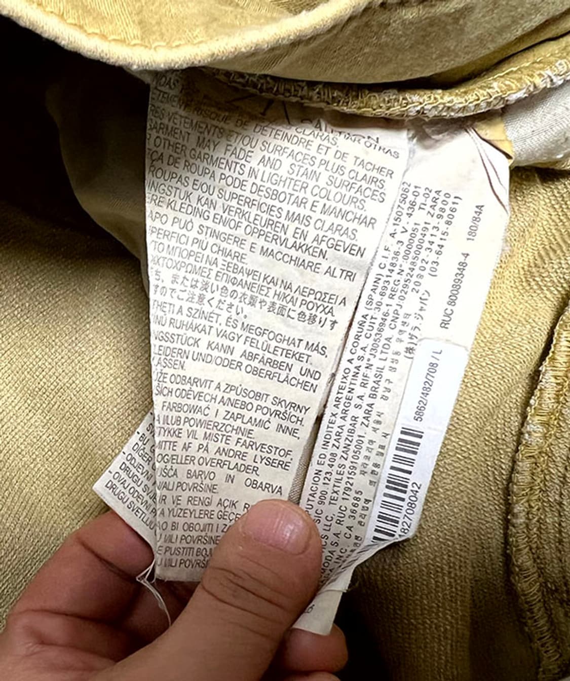 ZARA 자라 남자 밴딩 반바지 카고 캐주얼 쭈리 편안한 L 32 상품이미지5