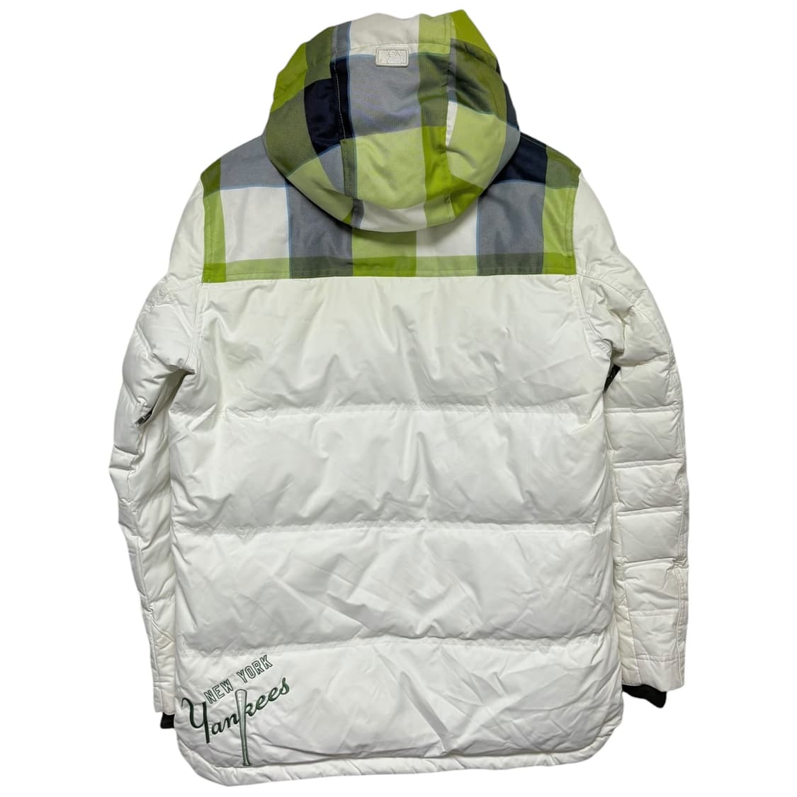 3715 MLB 아이보리 양키스 오리털 덕다운 패딩 상품이미지3