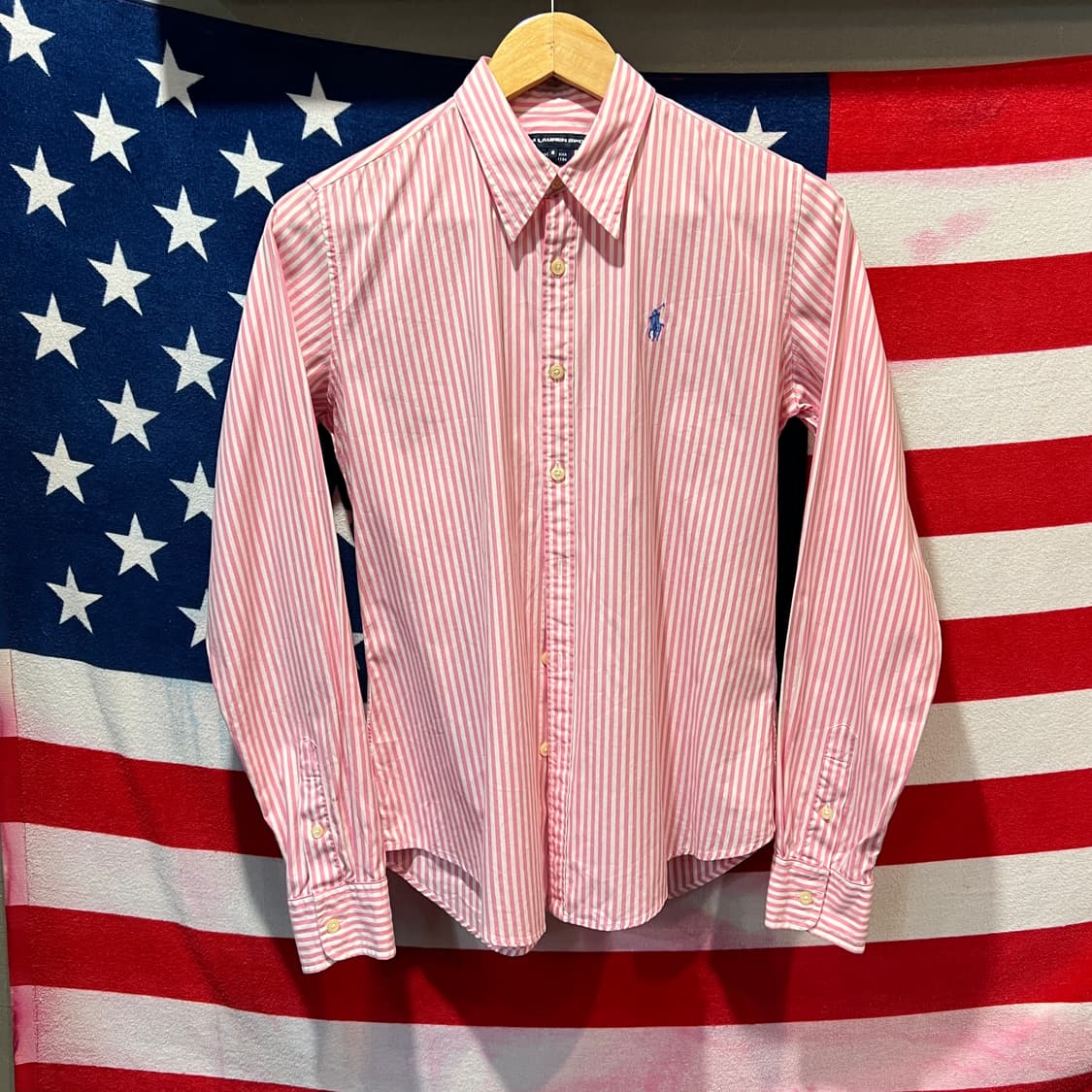 폴로 랄프로렌 여성 스트라이프 셔츠 상품이미지1