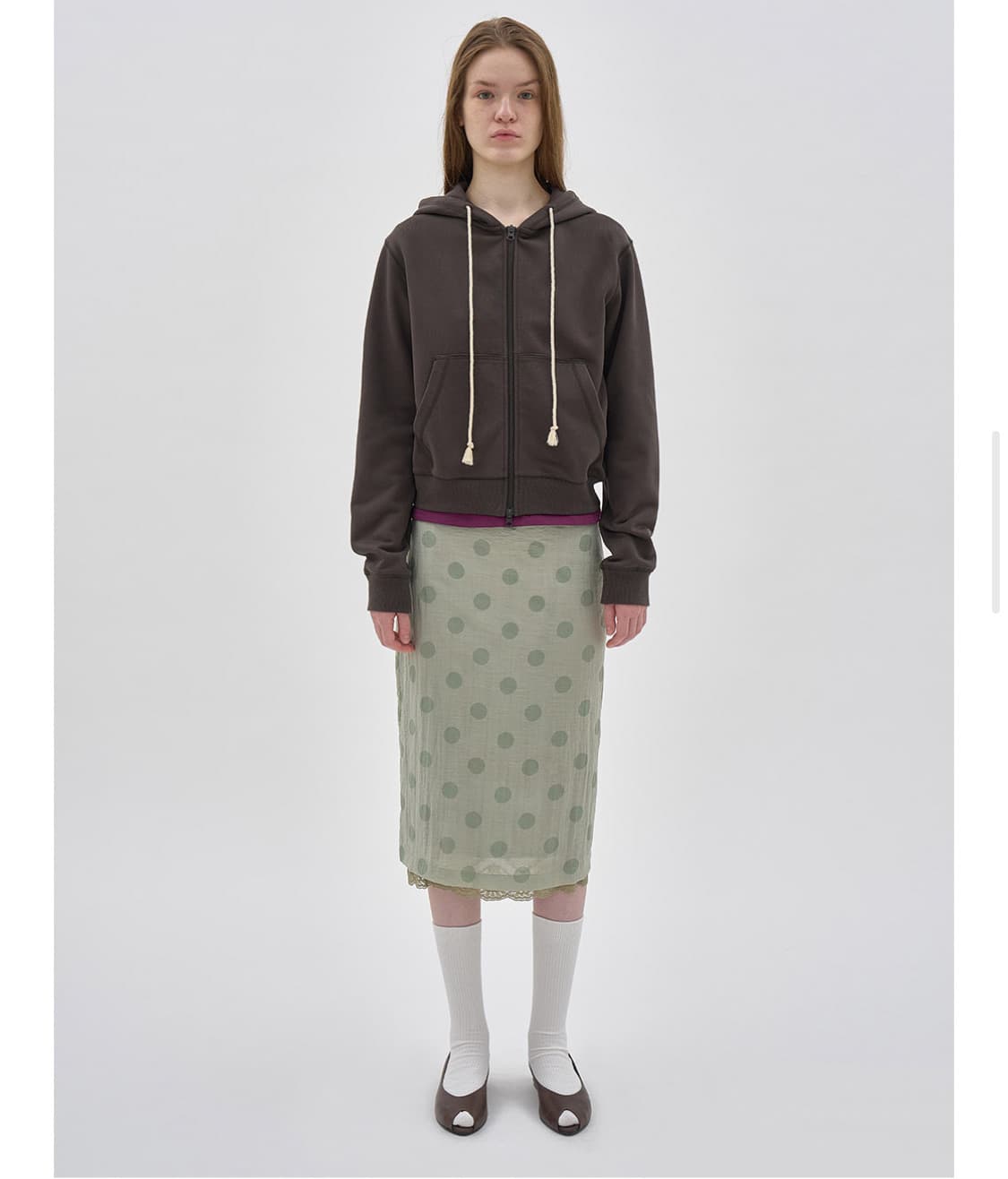 파르티멘토 우먼 도트 스커트 상품이미지1