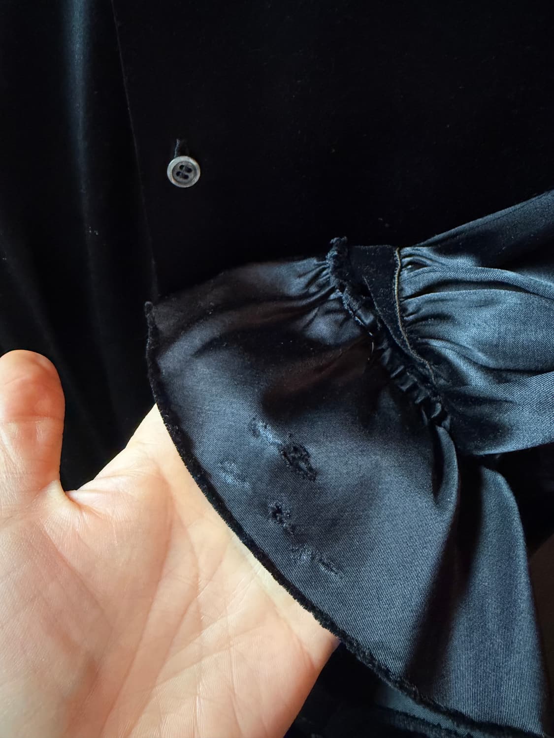 트리콧 꼼데가르송 아카이브피스 러플벨트 드레스 상품이미지6