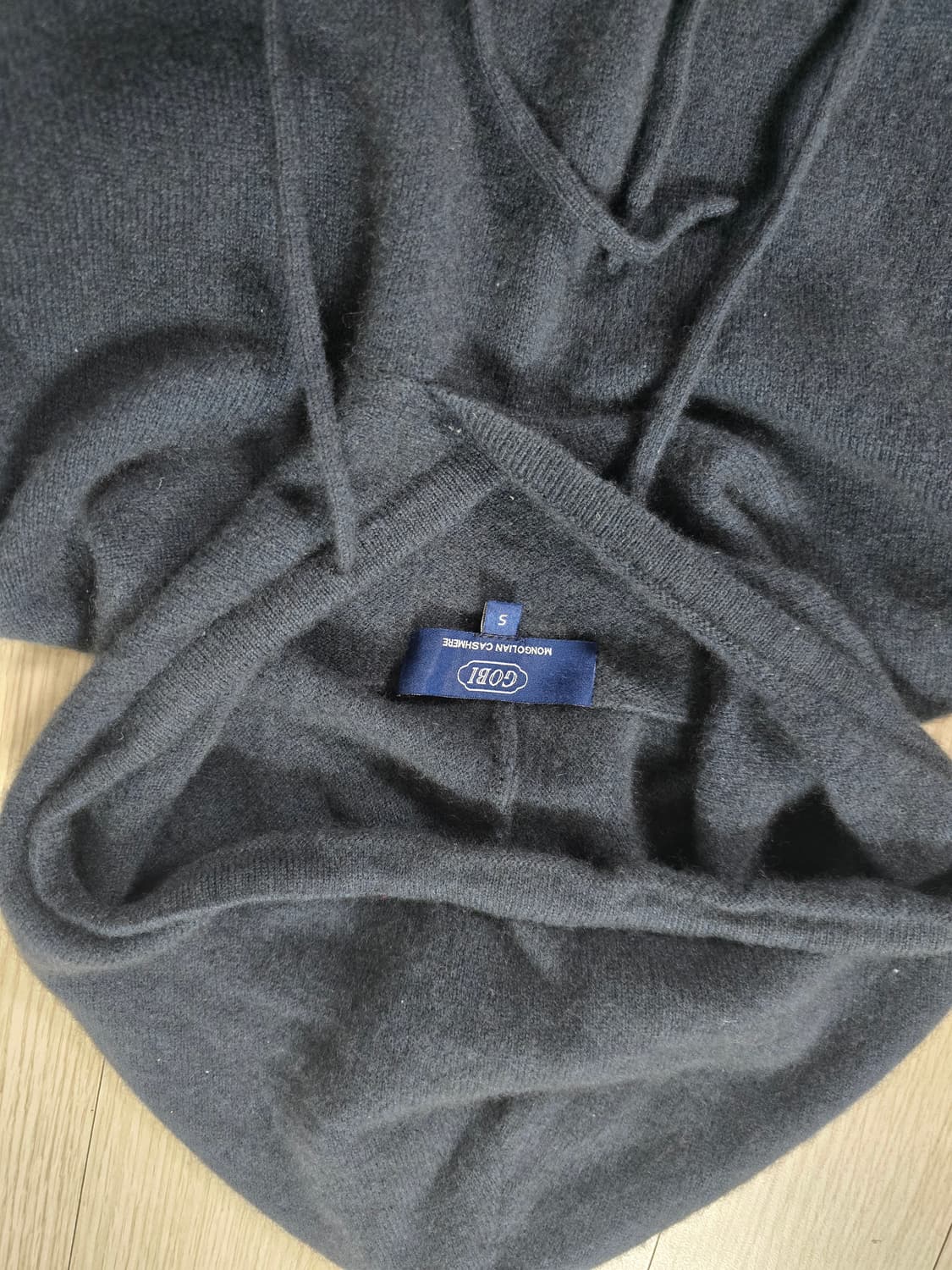 고비 캐시미어100 후드니트티 상품이미지7