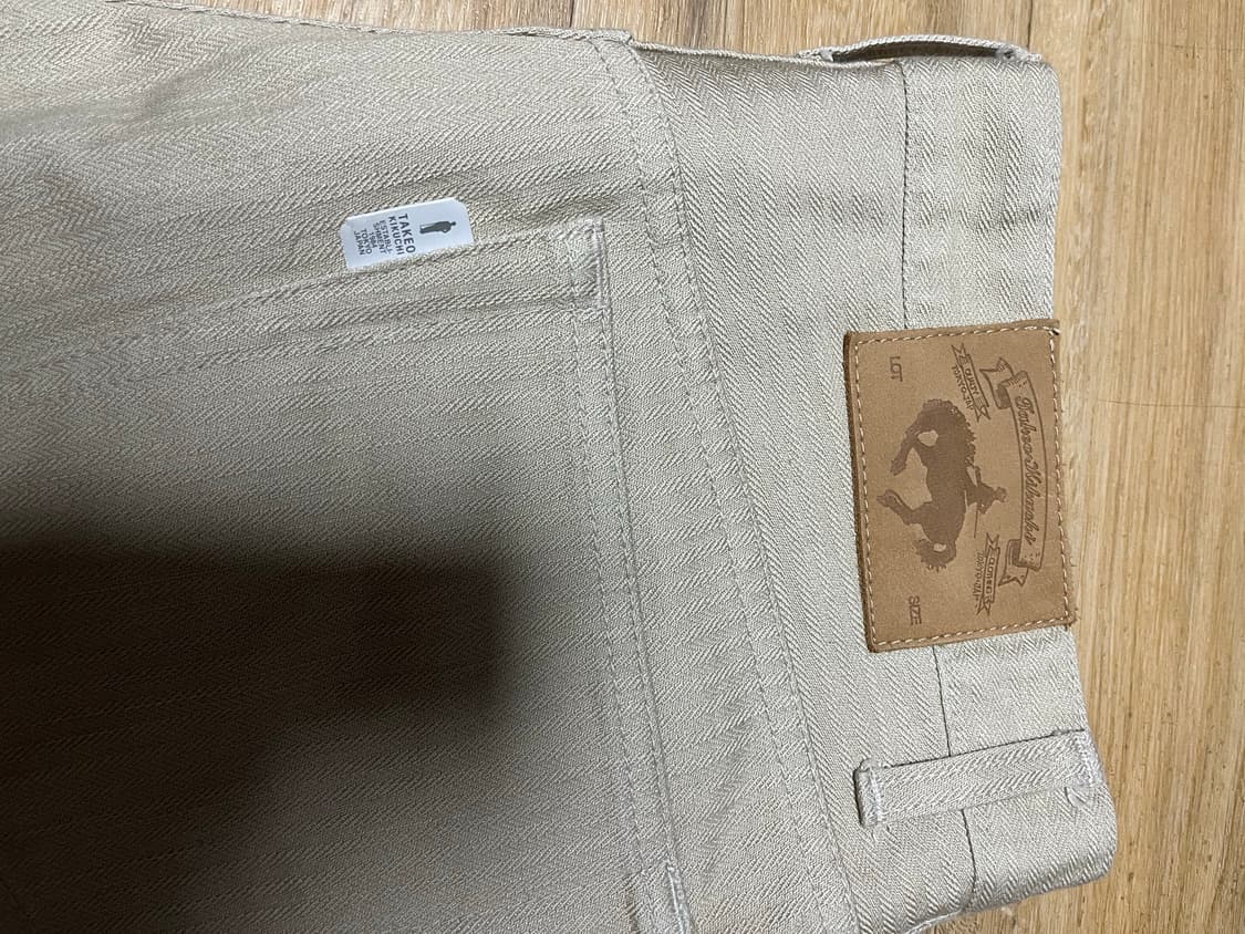 타케오키쿠치 베이지HBT팬츠 상품이미지1