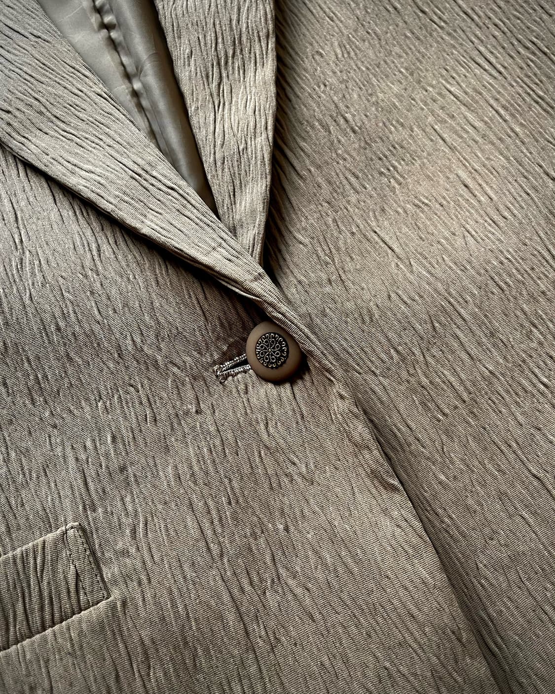 1980-90s Kasaki Japan Old Pleats Blazer 상품이미지8