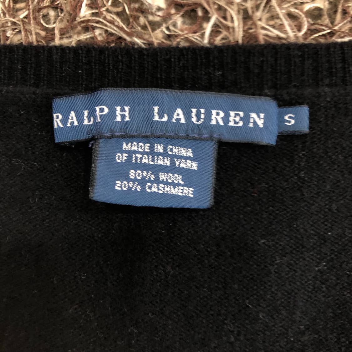 폴로 랄프로렌 캐시미어 브이넥 니트 상품이미지4