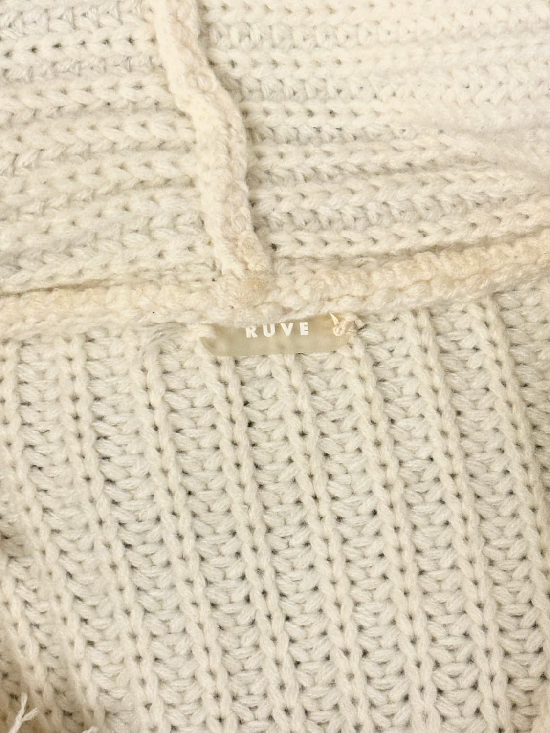 ruve 루브샵 니트 후드 집업 상품이미지6